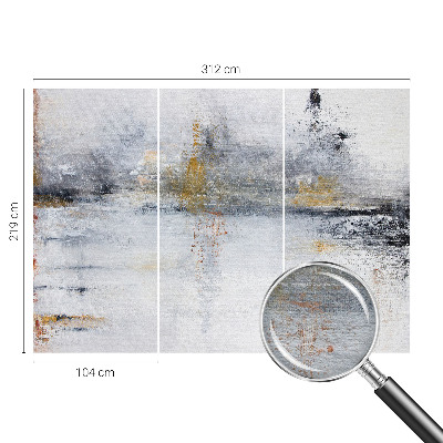 Dekorative Wand-Fototapete mit harmonischer abstrakter Gestaltung