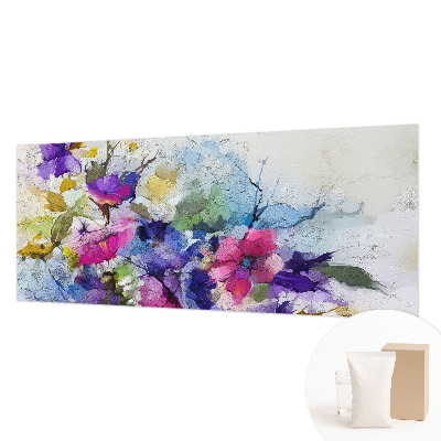 Fototapete mit abstraktem Blumenmotiv