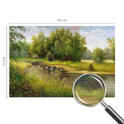 Vlies-Fototapete mit einem Motiv einer ländlichen Landschaft