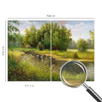 Vlies-Fototapete mit einem Motiv einer ländlichen Landschaft