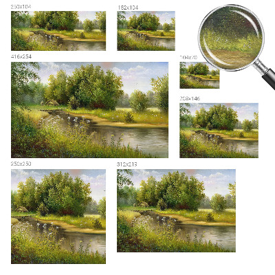 Vlies-Fototapete mit einem Motiv einer ländlichen Landschaft