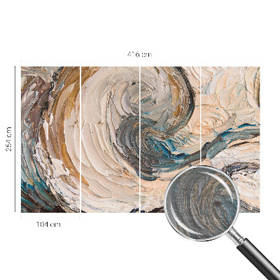 Motivtapete aus Vlies Bunte Wirbel