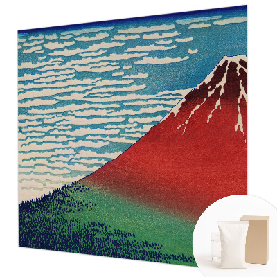 Vliestapete fürs Wohnzimmer Roter Berg