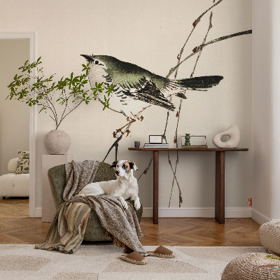 Bedruckte Vlies-Fototapete mit harmonischem Vogelmotiv