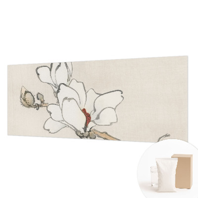 Fototapete mit zarten Magnolien als Motiv