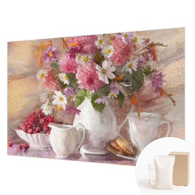 Fototapete aus Vlies mit Motiv aus Wildblumen
