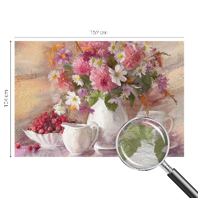 Fototapete aus Vlies mit Motiv aus Wildblumen