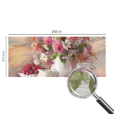 Fototapete aus Vlies mit Motiv aus Wildblumen