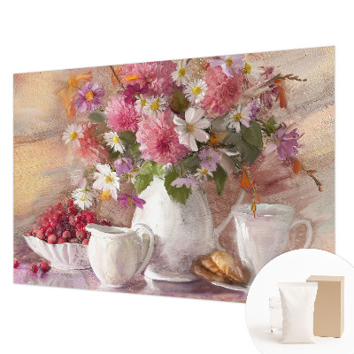Fototapete aus Vlies mit Motiv aus Wildblumen