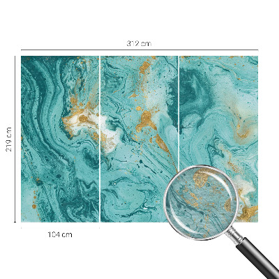Vlies-Fototapete fürs Wohnzimmer mit Motiv Meereswellen