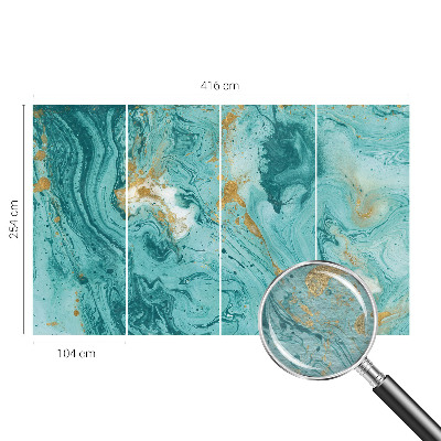 Vlies-Fototapete fürs Wohnzimmer mit Motiv Meereswellen