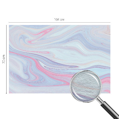 Vlies-Fototapete fürs Schlafzimmer mit pastellfarbenem Wirbelmotiv