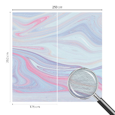 Vlies-Fototapete fürs Schlafzimmer Pastellwirbel