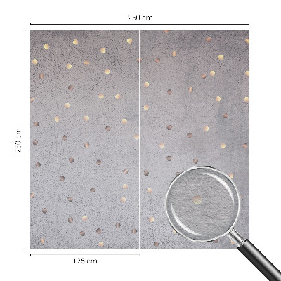 Wand-Fototapete mit symmetrischem Punktmuster