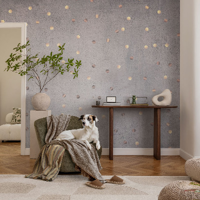 Wand-Fototapete mit symmetrischem Punktmuster