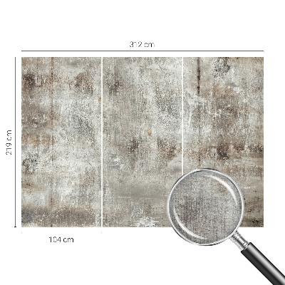 Dekorative Wand-Fototapete mit Industriefassade als Motiv