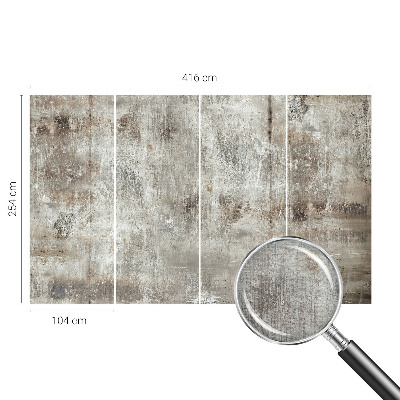 Dekorative Wand-Fototapete mit Industriefassade als Motiv