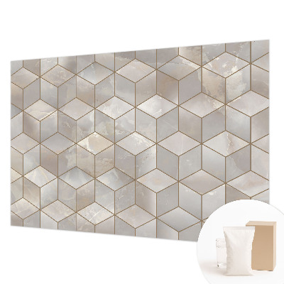 Fototapete nach Maß mit geometrischem Mosaikmotiv