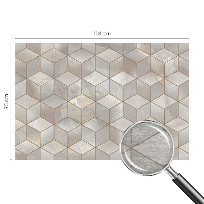 Fototapete nach Maß mit geometrischem Mosaikmotiv