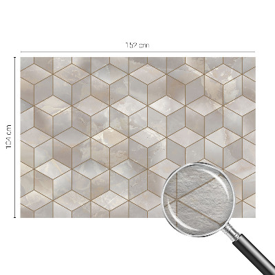 Fototapete nach Maß mit geometrischem Mosaikmotiv