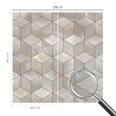 Fototapete nach Maß mit geometrischem Mosaikmotiv