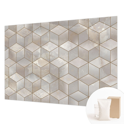 Fototapete nach Maß mit geometrischem Mosaikmotiv