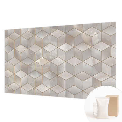 Fototapete nach Maß mit geometrischem Mosaikmotiv