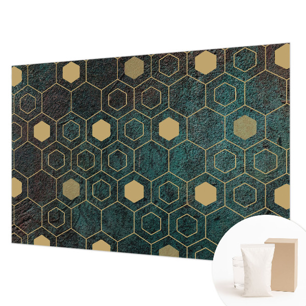 Fototapete mit geometrischem Sechseck‑Muster