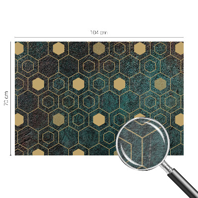 Fototapete mit geometrischem Sechseck‑Muster