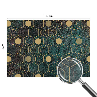 Fototapete mit geometrischem Sechseck‑Muster