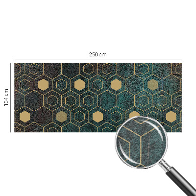 Fototapete mit geometrischem Sechseck‑Muster