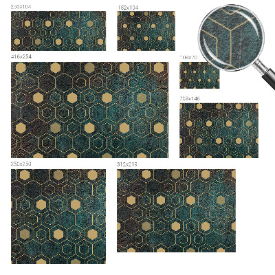 Fototapete Geometrische Sechsecke