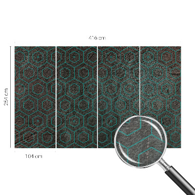 Vlies-Fototapete mit geometrischem Muster