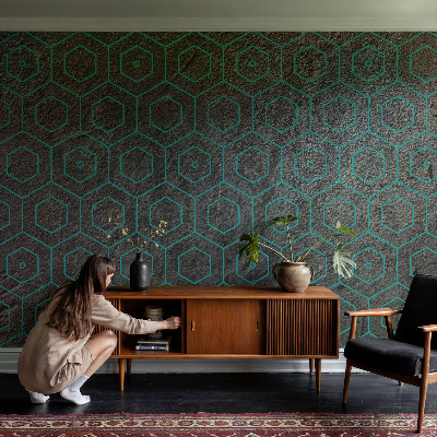 Vlies-Fototapete mit geometrischem Muster