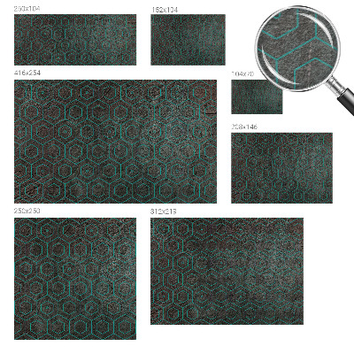 Vlies-Fototapete mit geometrischem Muster