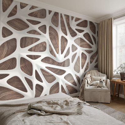 Fototapete fürs Schlafzimmer mit einem Motiv, das dynamische Harmonie ausstrahlt