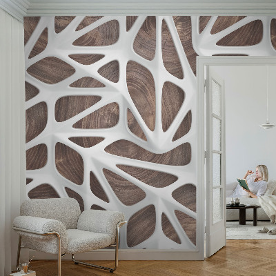 Fototapete fürs Schlafzimmer mit einem Motiv, das dynamische Harmonie ausstrahlt