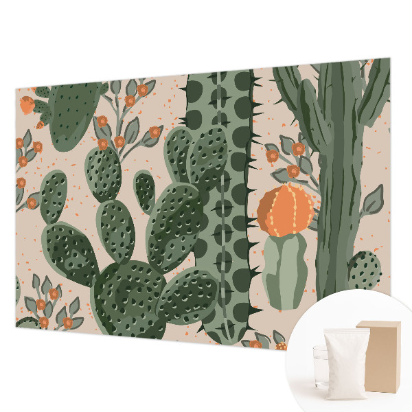 Motivtapete aus Vlies Grüne Kakteen