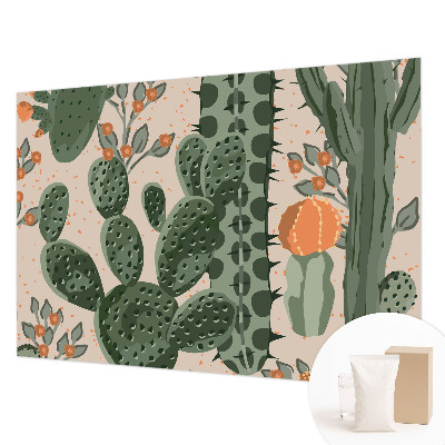Motivtapete aus Vlies Grüne Kakteen