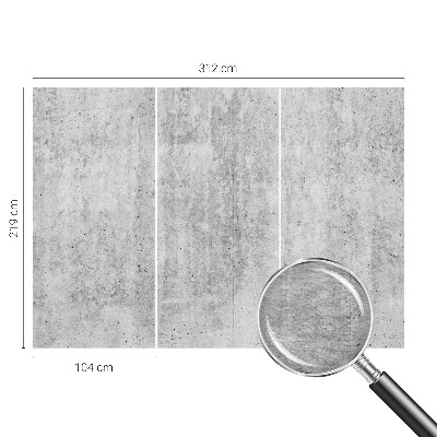 Vlies-Fototapete fürs Wohnzimmer mit Betonwand-Motiv