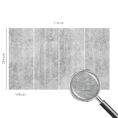 Vlies-Fototapete fürs Wohnzimmer mit Betonwand-Motiv