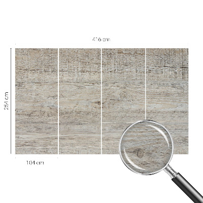 Vliestapete fürs Wohnzimmer Holzringe