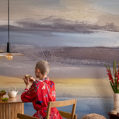 Vlies-Fototapete fürs Kinderzimmer mit einem Motiv einer friedlichen Landschaft