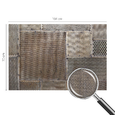 Bildtapete Metallische Muster