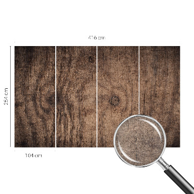 Fototapete nach Maß mit rustikalem Holzmotiv