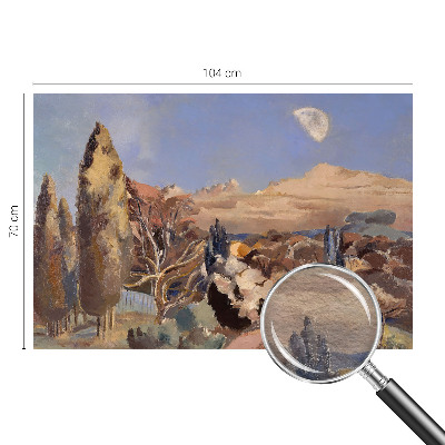 Dekorative Wand-Fototapete mit Motiv einer Waldlandschaft