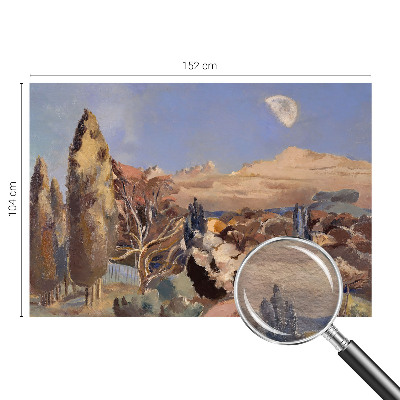 Dekorative Wand-Fototapete mit Motiv einer Waldlandschaft