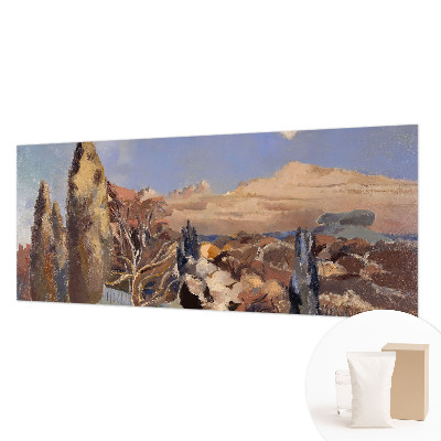 Dekorative Wand-Fototapete mit Motiv einer Waldlandschaft
