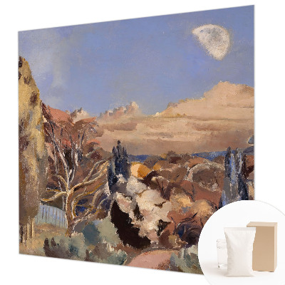 Dekorative Wand-Fototapete mit Motiv einer Waldlandschaft