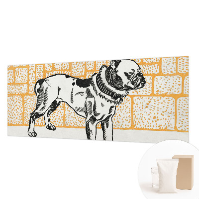 Vlies-Fototapete mit einem Retro-Hund-Motiv
